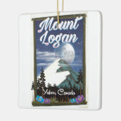 Mount Logan, Yukon, Canada Keramisch Ornament (Links)