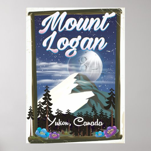 Mount Logan, Yukon, Canada Poster (Voorkant)