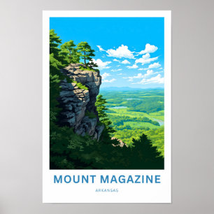 Mount Magazine Arkansas Reisprint Poster