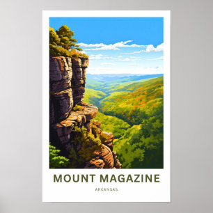 Mount Magazine Arkansas Reisprint Poster
