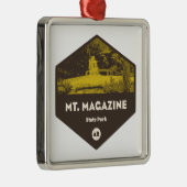 Mount Magazine State Park Arkansas Metalen Ornament (Rechts)