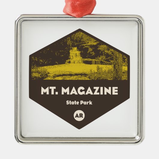 Mount Magazine State Park Arkansas Metalen Ornament (Voorkant)