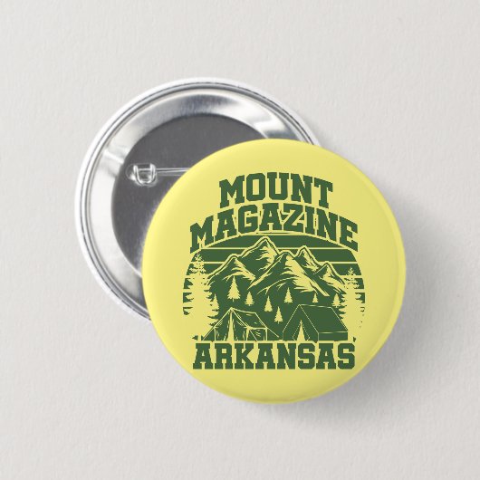 Mount Magazine State Park Ronde Button 5,7 Cm (Voorkant /achterkant)