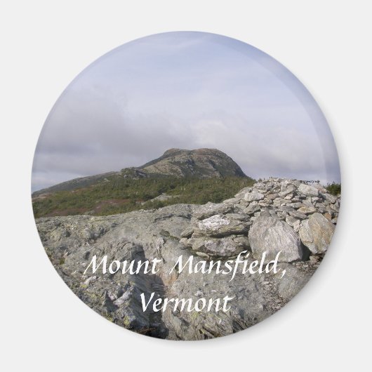 Mount Mansfield, Vermont Magneet (Voorkant)