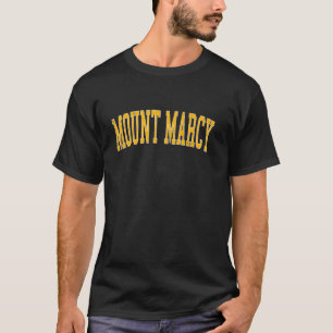  Mount Marcy Distressed Gold Varsity Style T-shirt