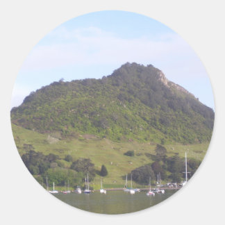 Mount Maunganui, Mauao, Nieuw-Zeeland Aotearoa Ronde Sticker