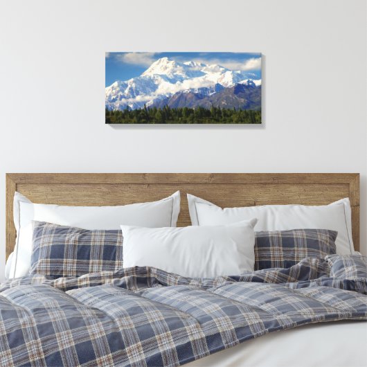 Mount McKinley Canvas Afdruk (Insitu (Slaapkamer))