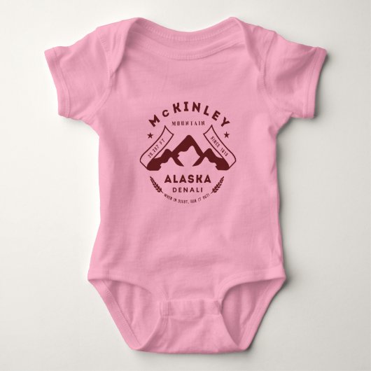 Mount McKinley Denali Alaska Romper (Voorkant)