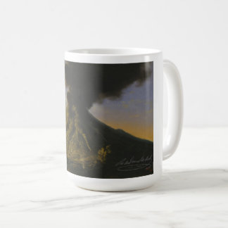 "Mount Merapi op Java" Koffiemok van Raden Saleh®