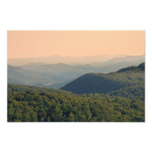 Mount Mitchell Foto Afdruk
