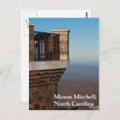 Mount Mitchell, North Carolina Briefkaart (Voorkant / Achterkant)
