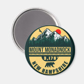 Mount Monadnock New Hampshire  Souvenirs Magneet (Voorkant / Achterkant)