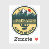 Mount Monadnock New Hampshire Souvenirs Sticker (Vel)