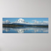 Mount Moran Reflection in Grand Teton Poster (Voorkant)