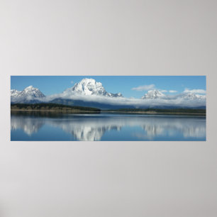 Mount Moran Reflection in Grand Teton Poster