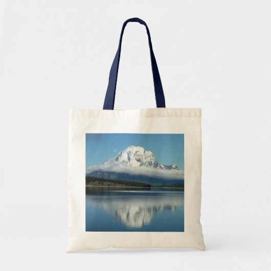 Mount Moran Reflection in Grand Teton Tote Bag (Voorkant)