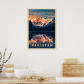 Mount Nanga Parbat V02 Poster (Keuken)