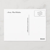 Mount Nevis Volcano Peak Briefkaart (Achterkant)