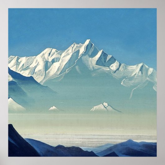 "Mount of Five Treasures" door Nicholas Roerich Poster (Voorkant)