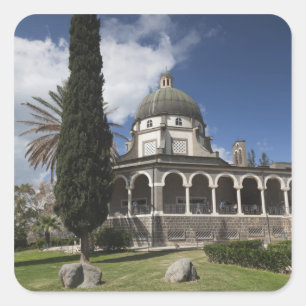 Mount of the Beatitudes Vierkante Sticker
