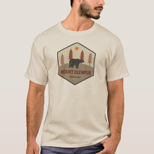 Mount Olympus Wilderness Utah Beer T-shirt (Voorkant)