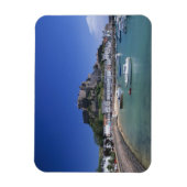 Mount Orgueil Castle and harbour, Gorey, Jersey Magneet (Verticaal)