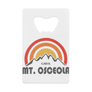 Mount Osceola New Hampshire Kredietkaart Flessenopener