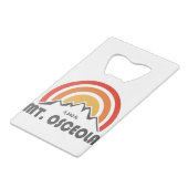Mount Osceola New Hampshire Kredietkaart Flessenopener (Achterkant Gekanteld)