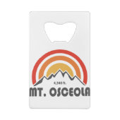 Mount Osceola New Hampshire Kredietkaart Flessenopener (Achterkant)