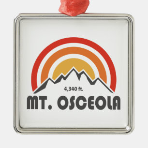 Mount Osceola New Hampshire Metalen Ornament
