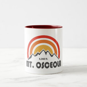 Mount Osceola New Hampshire Tweekleurige Koffiemok