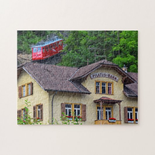 Mount Pilatus Bahn - Cog Railway - 11x14 - 252 pc Legpuzzel (Horizontaal)