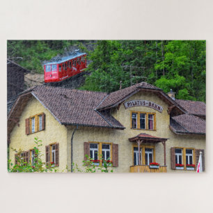 Mount Pilatus Bahn - Cog Railway - 20x30 - 1014 pc Legpuzzel