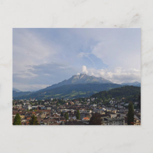 Mount Pilatus Over Luzern, Zwitserland Briefkaart