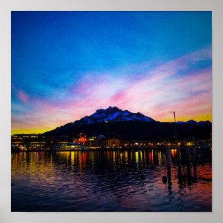 Mount Pilatus Poster