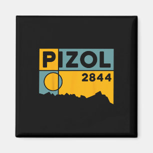 Mount Pizol Vijf Meren Wandeltocht Mountainbiken W Magneet