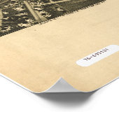 Mount Pleasant Pennsylvania 1900 Antiek Panorama Poster (Hoek)