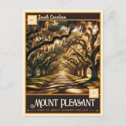 Mount Pleasant, South Carolina |  Briefkaart (Voorkant)