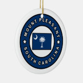 Mount Pleasant South Carolina Keramisch Ornament (Rechts)