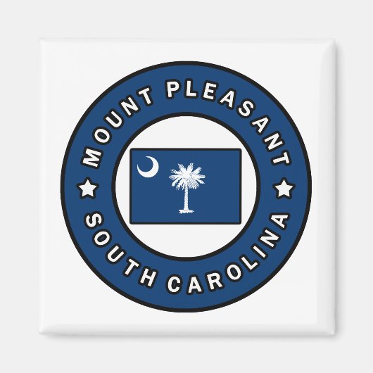 Mount Pleasant South Carolina Magneet (Voorkant)