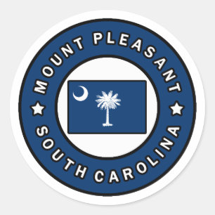 Mount Pleasant South Carolina Ronde Sticker