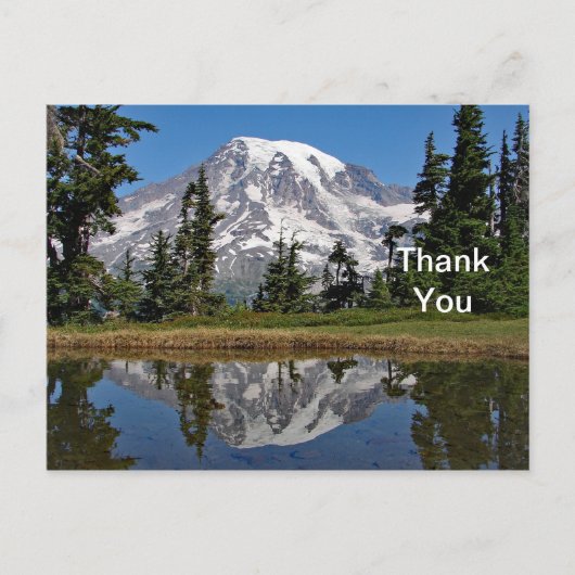 Mount Rainier 2 bedankkaart Briefkaart (Voorkant)