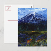 Mount Rainier Briefkaart (Voorkant / Achterkant)