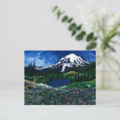 Mount Rainier Briefkaart (Staand voorkant)