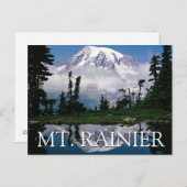 Mount Rainier | Dank je Briefkaart (Voorkant / Achterkant)