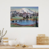 MOUNT RAINIER DOOR SHARON SHARPE POSTER (Keuken)