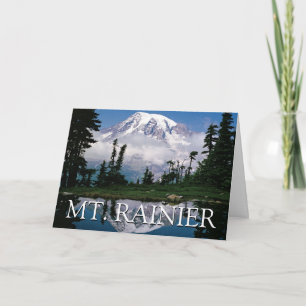 Mount Rainier   Gefeliciteerd Kaart