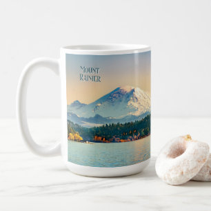 Mount Rainier in de staat Washington Koffiemok