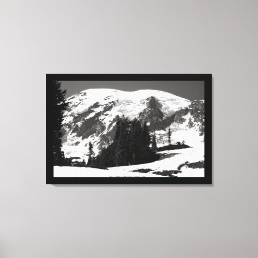 Mount Rainier in juni Canvas Afdruk (Voorkant)