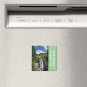 Mount Rainier met Waterfall Magnet Magneet (Insitu (Vaatwasser))